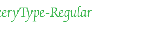 QTChanceryType-Regular_英文字体