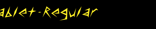 QTClaytablet-Regular_英文字体