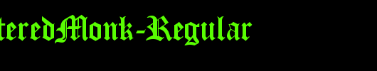 QTCloisteredMonk-Regular_英文字体