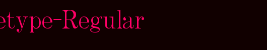 QTCraigetype-Regular_英文字体