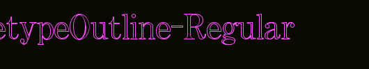 QTCraigetypeOutline-Regular_英文字体