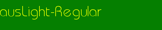 QTDoghausLight-Regular_英文字体