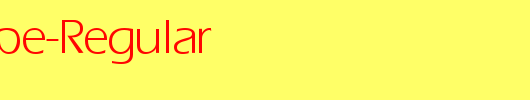 QTEraType-Regular_英文字体
