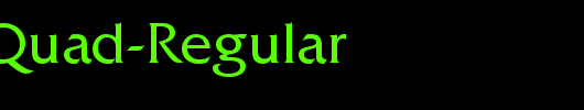 QTFrizQuad-Regular_英文字体