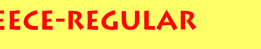 QTGreece-Regular_英文字体