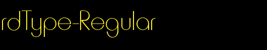 QTHowardType-Regular_英文字体