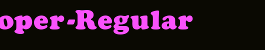 QTKooper-Regular_英文字体