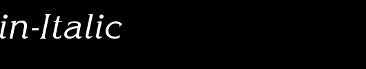 QTKorrin-Italic_英文字体