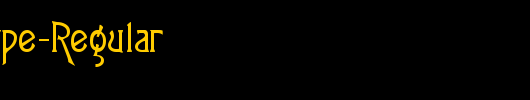 QTLautrecType-Regular_英文字体