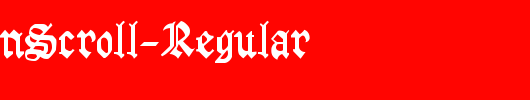QTLondonScroll-Regular_英文字体