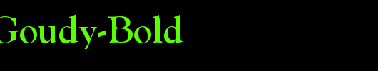 QTOldGoudy-Bold_英文字体