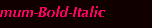 QTOptimum-Bold-Italic_英文字体