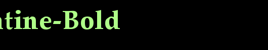 QTPalatine-Bold_英文字体
