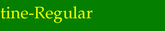QTPalatine-Regular_英文字体