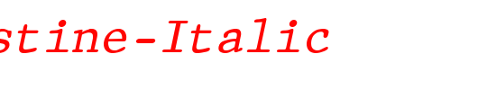 QTPristine-Italic_英文字体