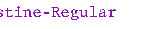 QTPristine-Regular_英文字体