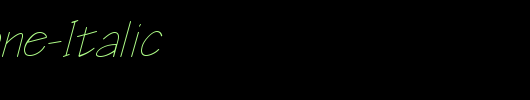 QTTechtone-Italic_英文字体