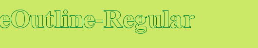 QTTimeOutline-Regular_英文字体