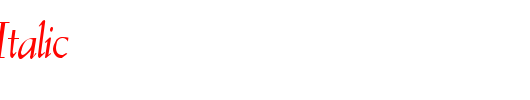 QTWeise-Italic_英文字体