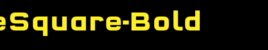 QTypeSquare-Bold_英文字体