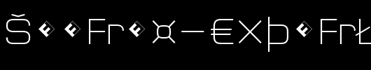 QTypeSquare-ExtraLightExp_英文字体