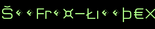 QTypeSquare-LightExpert_英文字体