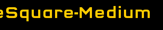 QTypeSquare-Medium_英文字体