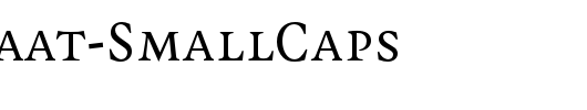 Quadraat-SmallCaps_英文字体