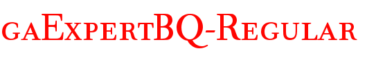 QuadrigaExpertBQ-Regular_英文字体