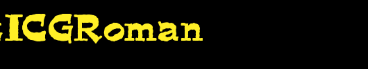 QuaintICGRoman_英文字体