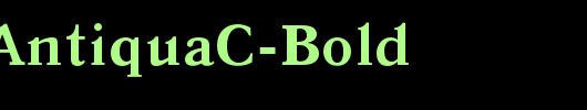 QuantAntiquaC-Bold_英文字体
