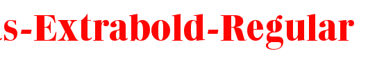 Quantas-Extrabold-Regular_英文字体