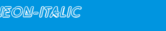 QuarkNeon-Italic_英文字体