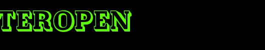QuarterOpen_英文字体