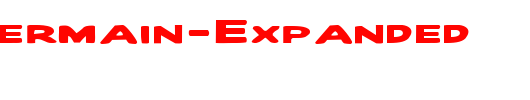 Quartermain-Expanded_英文字体