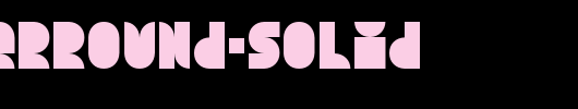 Quarterround-Solid_英文字体