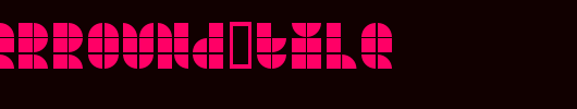 Quarterround-Tile_英文字体