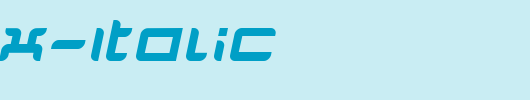 Quarx-Italic_英文字体