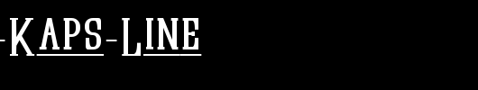 Quastic-Kaps-Line_英文字体