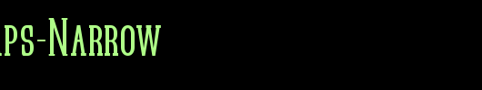 Quastic-Kaps-Narrow_英文字体