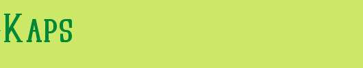 Quastic-Kaps_英文字体