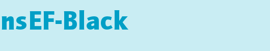 QuaySansEF-Black_英文字体