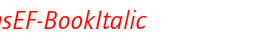 QuaySansEF-BookItalic_英文字体