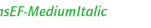 QuaySansEF-MediumItalic_英文字体