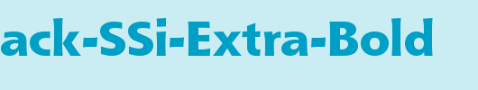 Que-Black-SSi-Extra-Bold_英文字体