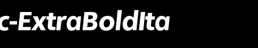 Quebec-ExtraBoldIta_英文字体