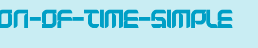 Question-of-time-simple_英文字体
