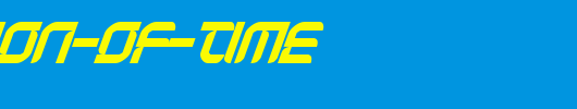 Question-of-time_英文字体