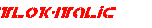 Questlok-Italic_英文字体