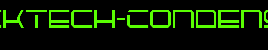 QuickTech-Condensed_英文字体